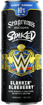 A can of Slammin' Blueberry