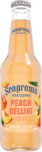 A bottle of Peach Bellini