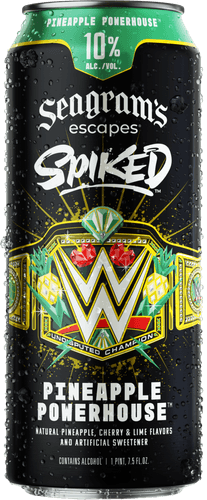 A bottle of Pineapple Powerhouse